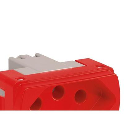 Imagem de Modulo Schneider Miluz 1 Tomada 20A. 2P+T. Vermelha - S3B70359