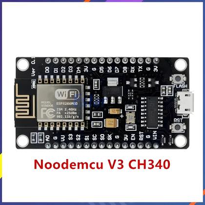 Imagem de Módulo Sem Fio ESP8266 ESP-12E NodeMcu V3 V2 Lua WIFI CH340 CP2102 Com Antena PCB Para