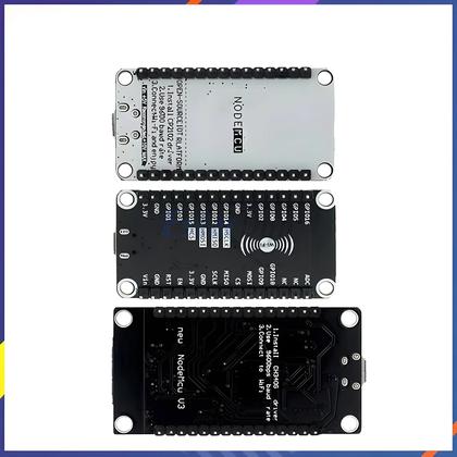 Imagem de Módulo Sem Fio ESP8266 ESP-12E NodeMcu V3 V2 Lua WIFI CH340 CP2102 Com Antena PCB Para