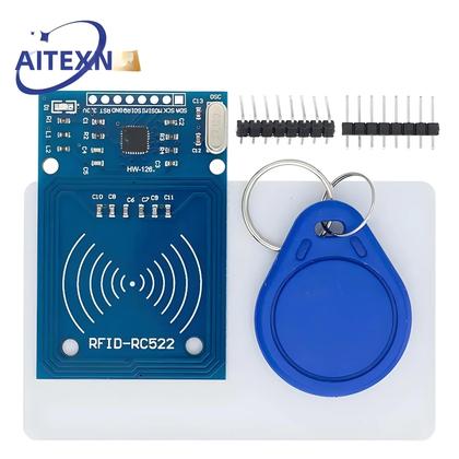 Imagem de Módulo Sem Fio RFID IC MFRC-522 RC-522 Antena SPI Gravador Leitor Módulo De Proximidade Para Arduino