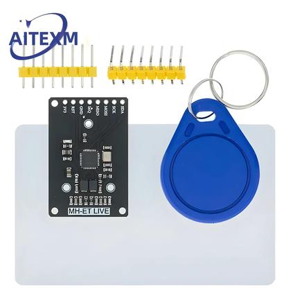 Imagem de Módulo Sem Fio RFID IC MFRC-522 RC-522 Antena SPI Gravador Leitor Módulo De Proximidade Para Arduino