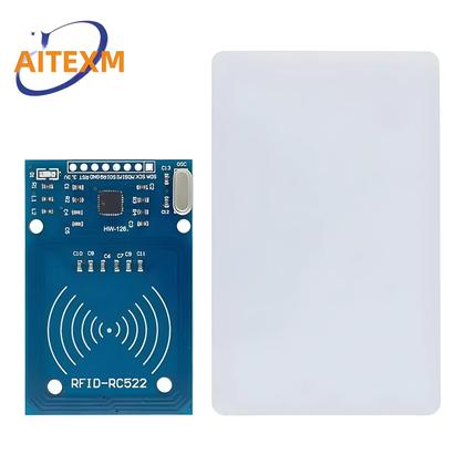 Imagem de Módulo Sem Fio RFID IC MFRC-522 RC-522 Antena SPI Gravador Leitor Módulo De Proximidade Para Arduino