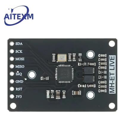 Imagem de Módulo Sem Fio RFID IC MFRC-522 RC-522 Antena SPI Gravador Leitor Módulo De Proximidade Para Arduino