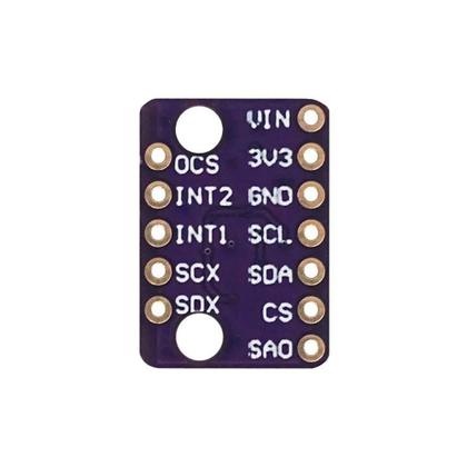 Imagem de Módulo Sensor De Acelerômetro Giroscópio De 6 Eixos 6DOF BMI160 GY-BMI160 IIC I2C SPI Comunicação