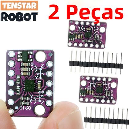 Imagem de Módulo Sensor De Acelerômetro Giroscópio De 6 Eixos 6DOF BMI160 IIC I2C SPI 2pcs Circuitos