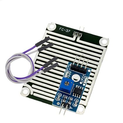 Imagem de Módulo Sensor De Detecção De Água Da Chuva Para Arduino Com Controle De Relé E Sensor De Umidade