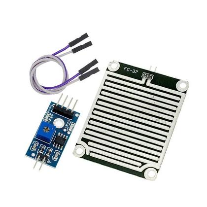 Imagem de Módulo Sensor De Detecção De Água Da Chuva Para Arduino Com Controle De Relé E Sensor De Umidade