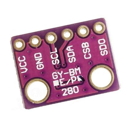 Imagem de Módulo Sensor De Pressão Atmosférica, Temperatura E Umidade BMP280 5pcs Para Arduino 3.3V 5V
