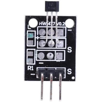 Imagem de Módulo Sensor Magnético Hall Padrão, Trabalho com Placa Arduino, Efeito Hall, KY-003 A3144, 1-10Pcs