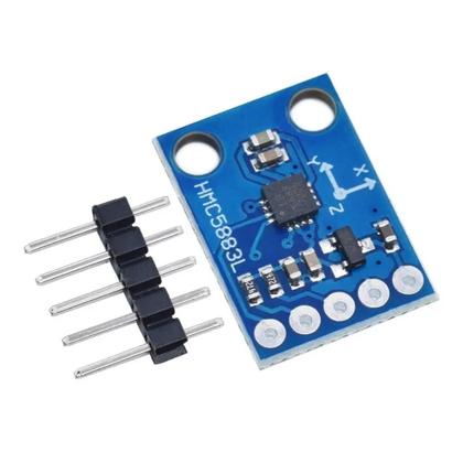 Imagem de Módulo Sensor Magnetômetro De Compasso De Eixo Triplo HMC5883L 3V-5V Para Arduino GY-273