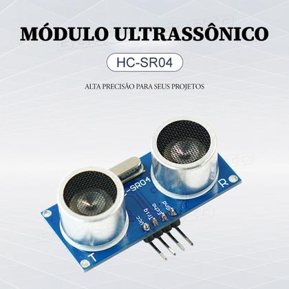Imagem de Módulo Sensor Ultrassônico Hc-sr04 De Distância Para Arduino