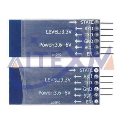 Imagem de Módulo Serial Bluetooth HC-06 HC-05 Comunicação Sem Fio Circuito Integrado Pass-Through