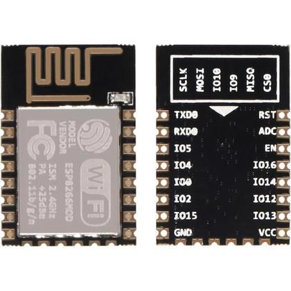 Imagem de Módulo Serial WiFi ESP8266 ESP-12F ESP-12E 4pcs Transceptor Sem Fio 802.11N Módulo De Rede