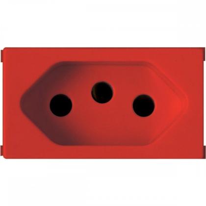 Imagem de Modulo Soprano Ilus (Tomada 10A Vermelho) 5Ub99007