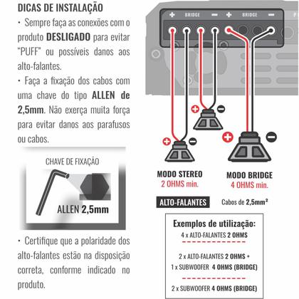 Imagem de Módulo Stetsom Cl800 Amplificador Full Range 800w 4 canais 2 Ohms
