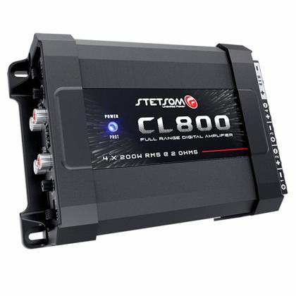 Imagem de Módulo Stetsom Cl800 Amplificador Full Range 800w 4 canais 2 Ohms