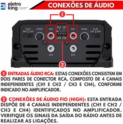 Imagem de Módulo Stetsom Cl800 Amplificador Full Range 800w 4 canais 2 Ohms