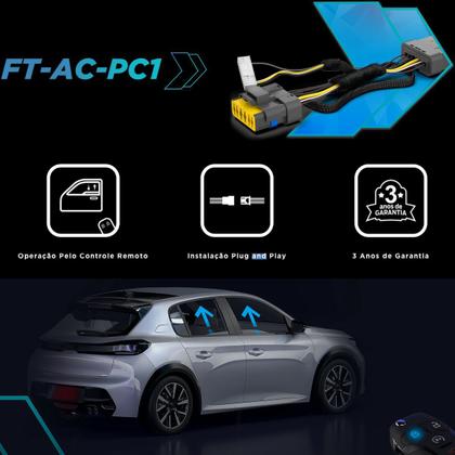 Imagem de Módulo Subida Vidro Peugeot 208 2013 Até 2021 Plug And Play