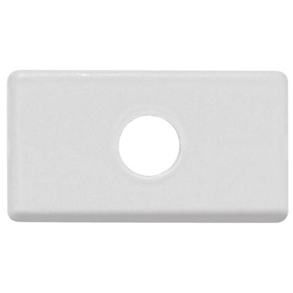 Imagem de Modulo Tampo com 1 Furo 9,5 mm Tramontina IzyFlat Branco