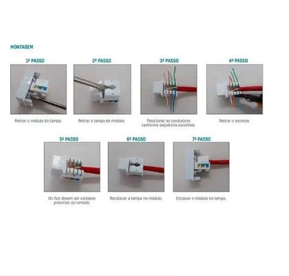 Imagem de Modulo tom p/rede rj45 tramontina 57115/056