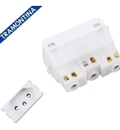 Imagem de Modulo Tomada 10a Branca 2p+t Tramontina Liz