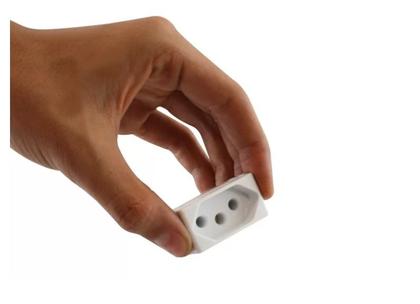 Imagem de Módulo Tomada 20A 2P+T Branca 57115/032 Tramontina