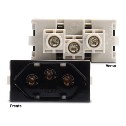 Imagem de Módulo Tomada 20a Ebony Preta Infiniti Margirius