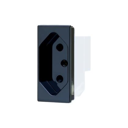 Imagem de Modulo Tomada 2P + T 10A Preta N1136 PT Linha Unno Life ABB