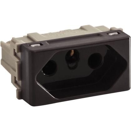 Imagem de Módulo Tomada 2P+T 20 Ampères 250 Volts Grafite - 57215038 - TRAMONTINA