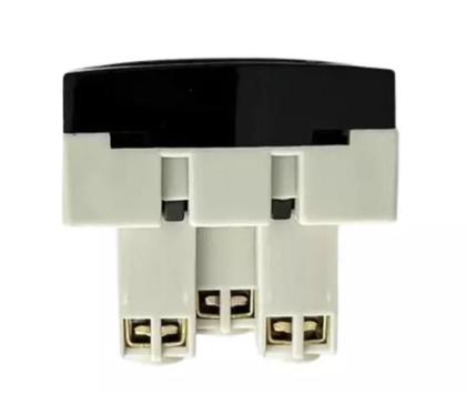 Imagem de Módulo Tomada 2P+T 20A 250V Clean Margirius Preto Fosco Ebony