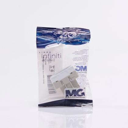 Imagem de Módulo Tomada 2p+T 20a BrancaInfiniti Margirius 5 Unidades