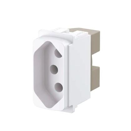 Imagem de Módulo Tomada 2P+T 20A Branco ZEFFIA