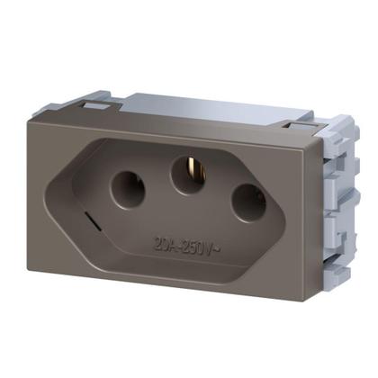 Imagem de Módulo Tomada 2P+T 20A Esatta Argila 250V Weg