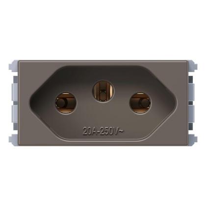 Imagem de Módulo Tomada 2P+T 20A Esatta Argila 250V Weg