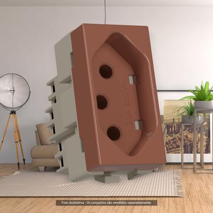 Imagem de Módulo Tomada 2p+t 20a Nutshell Infiniti Margirius