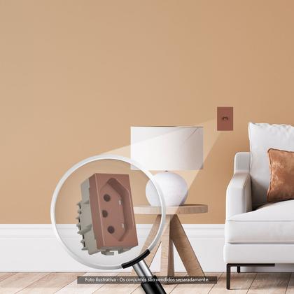 Imagem de Módulo Tomada 2p+t 20a Nutshell Infiniti Margirius