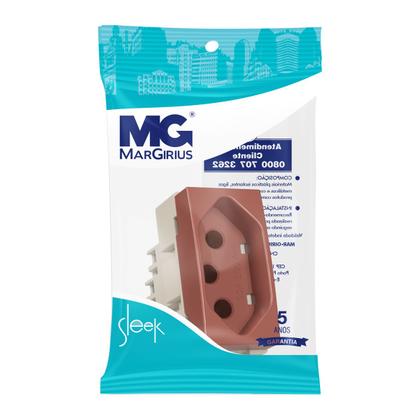 Imagem de Módulo Tomada 2p+t 20a Nutshell Sleek Margirius