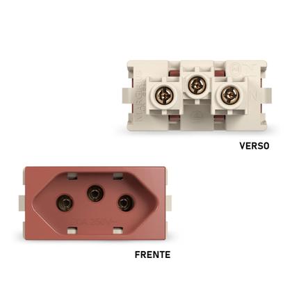 Imagem de Módulo Tomada 2p+t 20a Nutshell Sleek Margirius