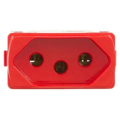 Imagem de Modulo Tomada 2P+T 20A Vermelha Miluz S3B70359 Schneider