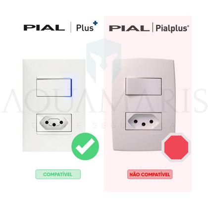Imagem de Módulo Tomada Antena TV Pial Plus+ Conector Tipo F Preto 615030PT Legrand