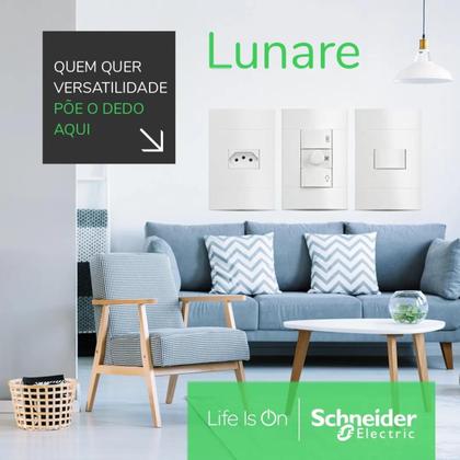 Imagem de Módulo Tomada Branco Lunare 2p+t 250v 20a - Schneider
