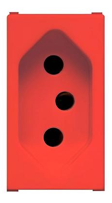 Imagem de Módulo Tomada De Energia 20a Vermelha Ilus Soprano 5ub99008