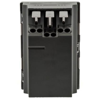 Imagem de Módulo Tomada Tripla Monobloco Cinza Pial Plus+ Legrand 615043CZ