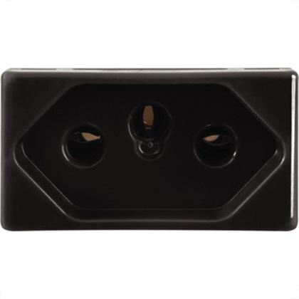 Imagem de Modulo Tram.Liz Grafite 1Tomada 20A 2150/38