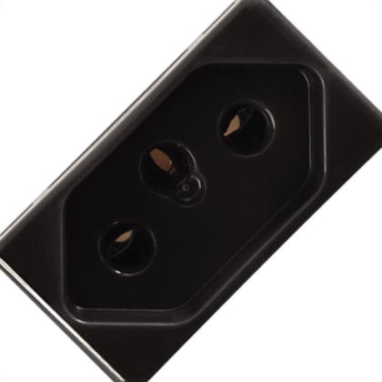 Imagem de Modulo Tram.Liz Grafite 1Tomada 20A 2150/38