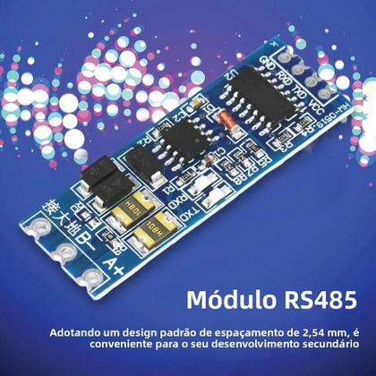 Imagem de Módulo TTL RS485 1-10PC Conversor De Nível Serial UART Controle Automático De Fluxo 33/5V Circuitos