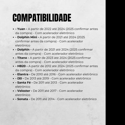 Imagem de Módulo Variador de Avanço de Aceleração compatível c/ HB20, Elantra/Veloster Tury - FAST_MAX_5.0T