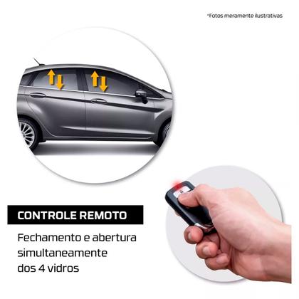 Imagem de Módulo Vidro Elétrico Citroen C3 2004 a 2012 4 Portas Conexão Plug Antiesmagamento Tury Pro 4.46 DN