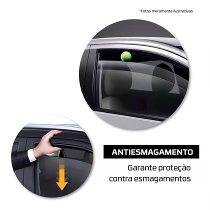 Imagem de Módulo Vidro Elétrico Citroen C3 2004 a 2012 4 Portas Conexão Plug Antiesmagamento Tury Pro 4.46 DN