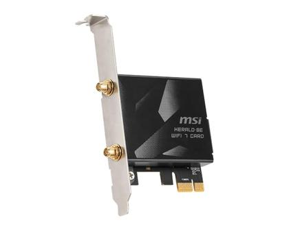 Imagem de Módulo Wi-Fi 7 MSI Herald-BE WI-FI 7 MAX com Bluetooth 5.4